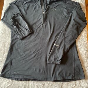Nike Running Black Dri-FIT Half-Zip Performance Jacket women’s XL